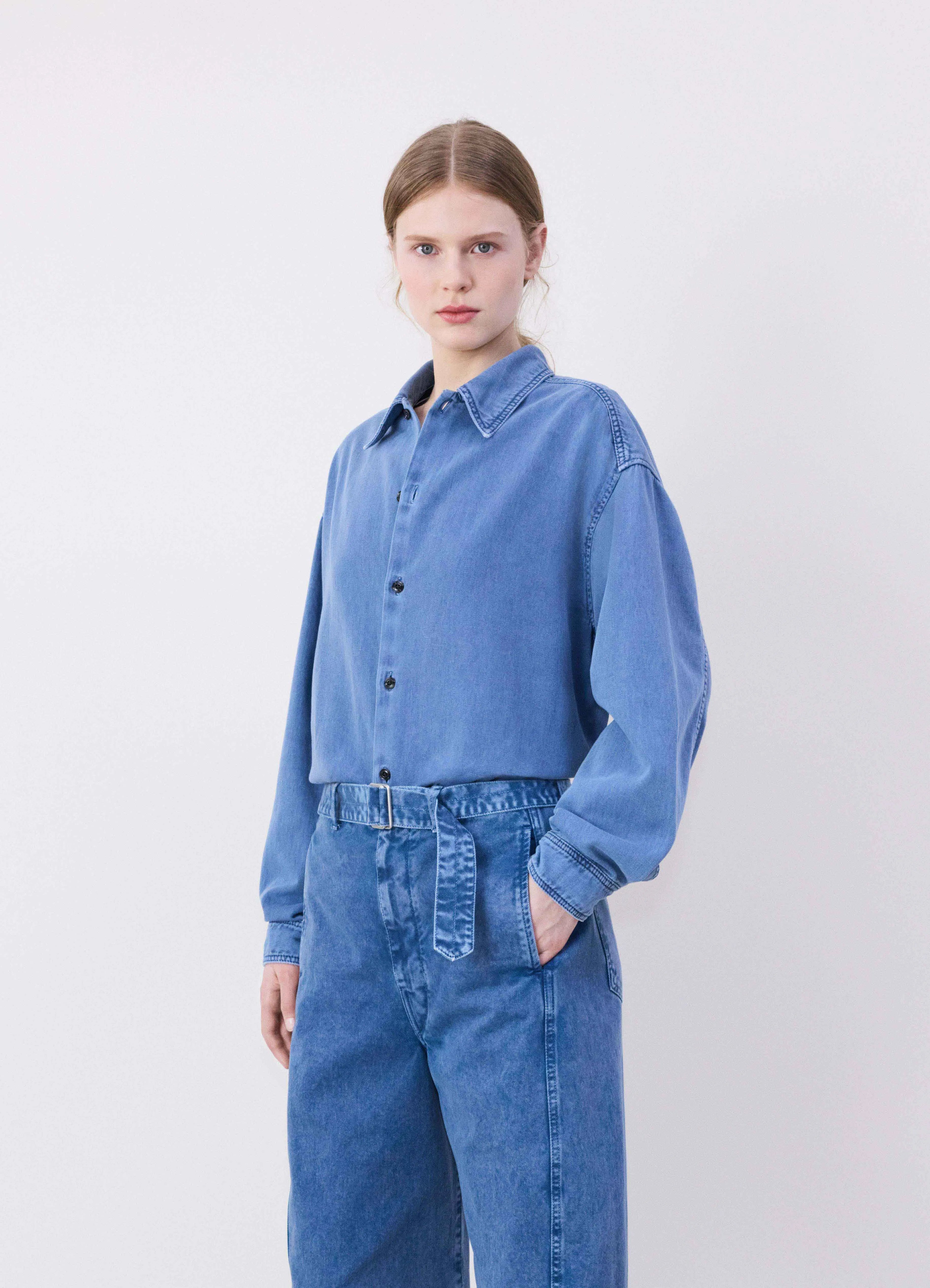 TWISTED BELTED PANTS - 5