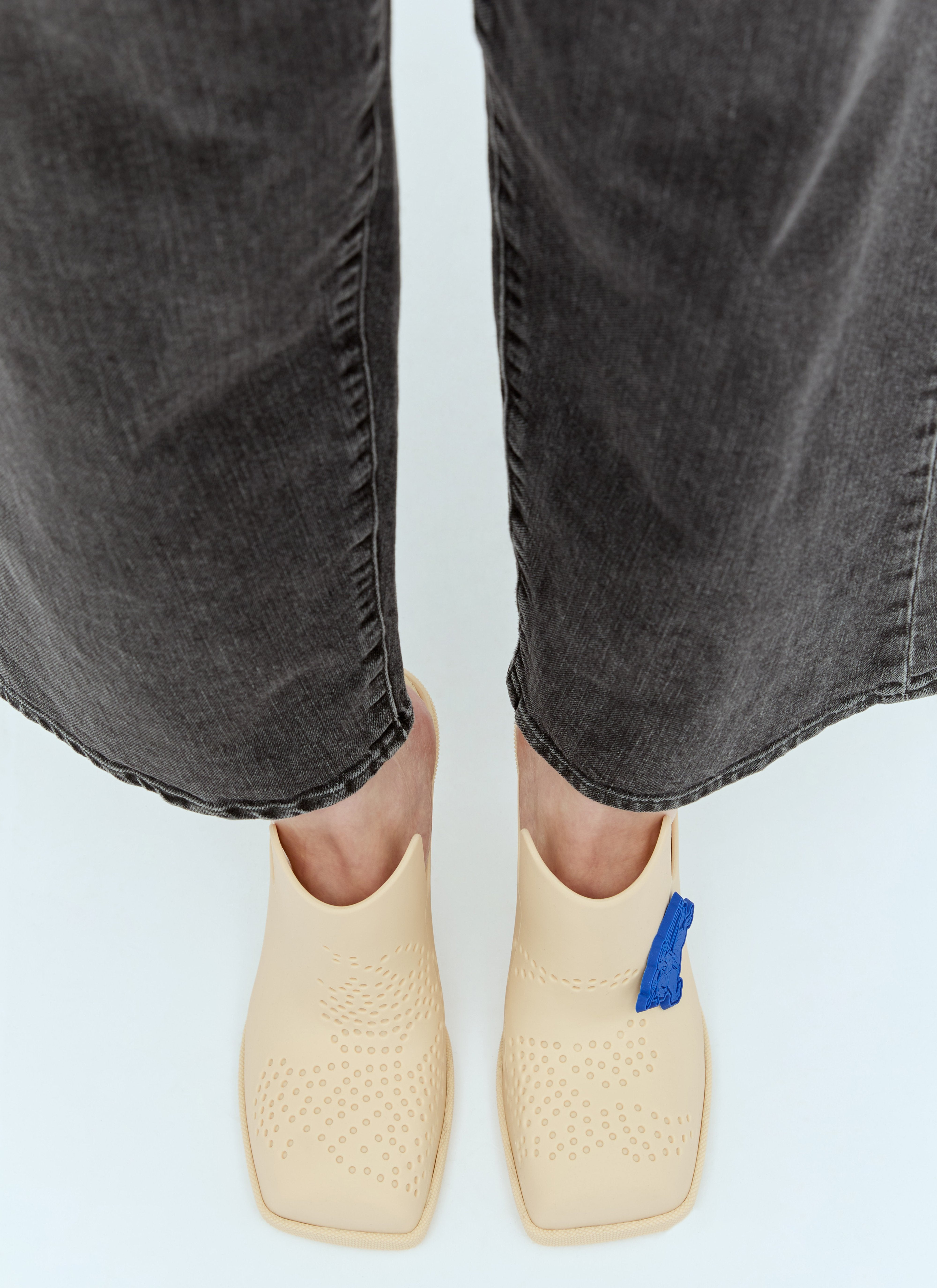 Burberry Women Rubber Highland Mules - 2