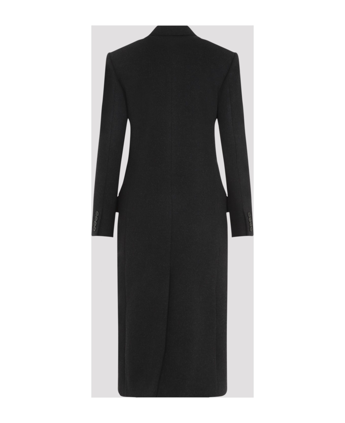 Slate Wool And Cashmere Coat - 4