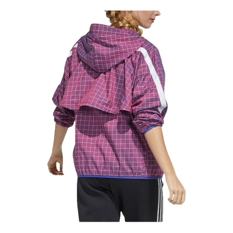 adidas (WMNS) adidas W.N.D. Jacket 'Red White' GM0686 outlook