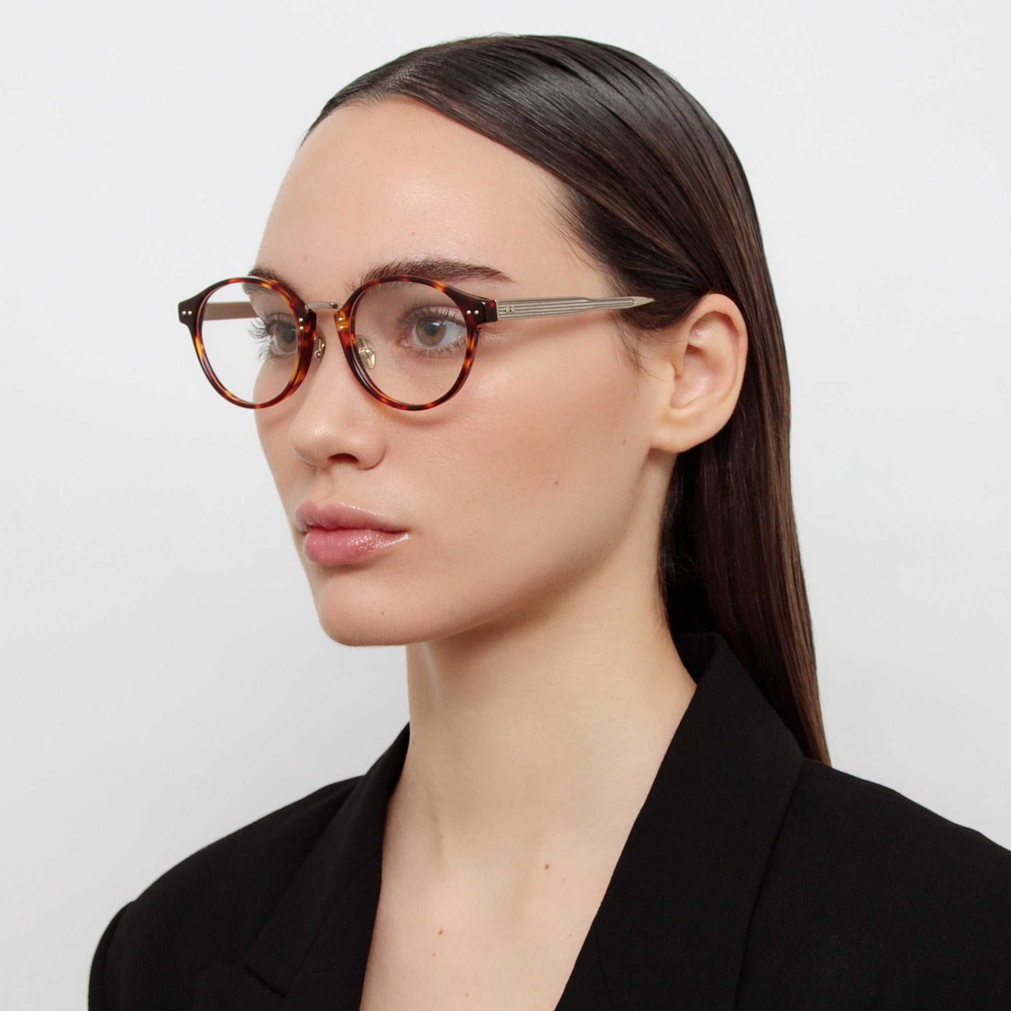 Marco Oval Optical Frame in Dark Tortoiseshell - 3