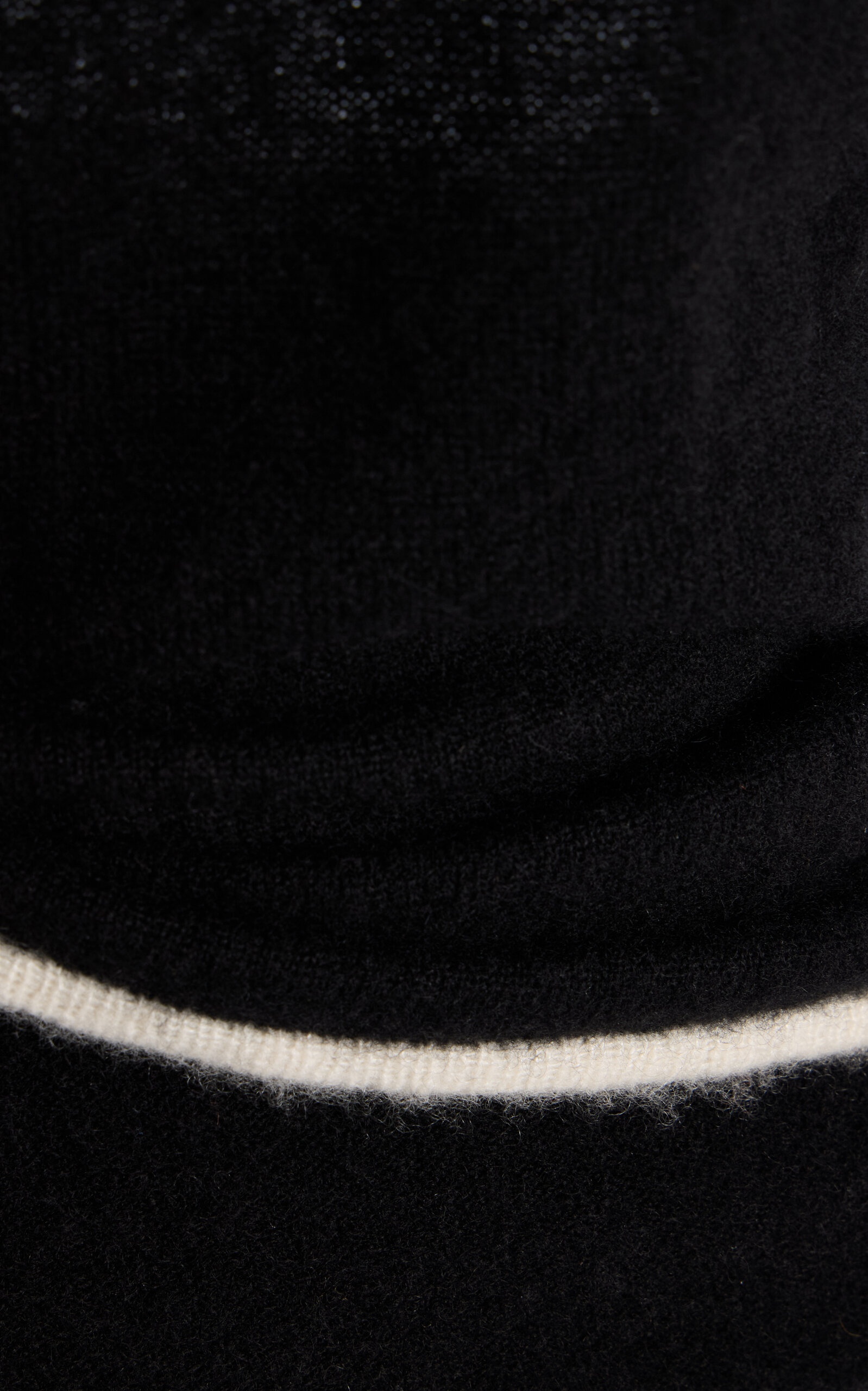 Vian Cashmere-Silk Dress black/white - 5