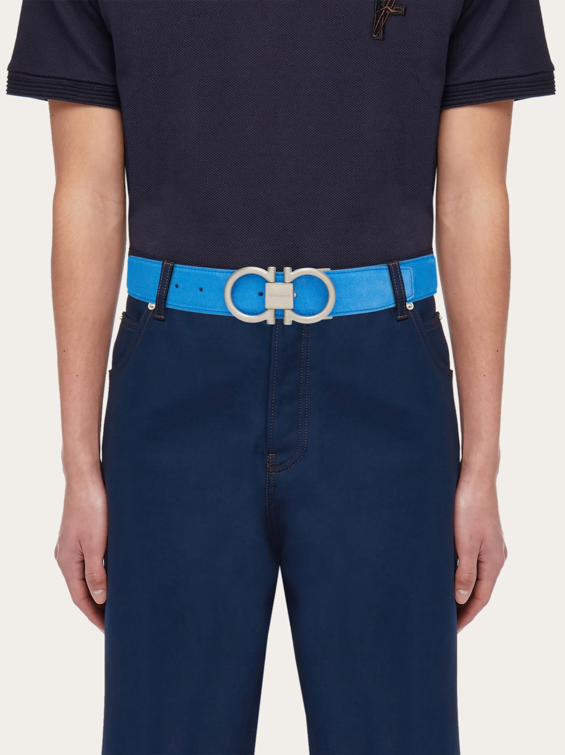 Adjustable Gancini belt - 4