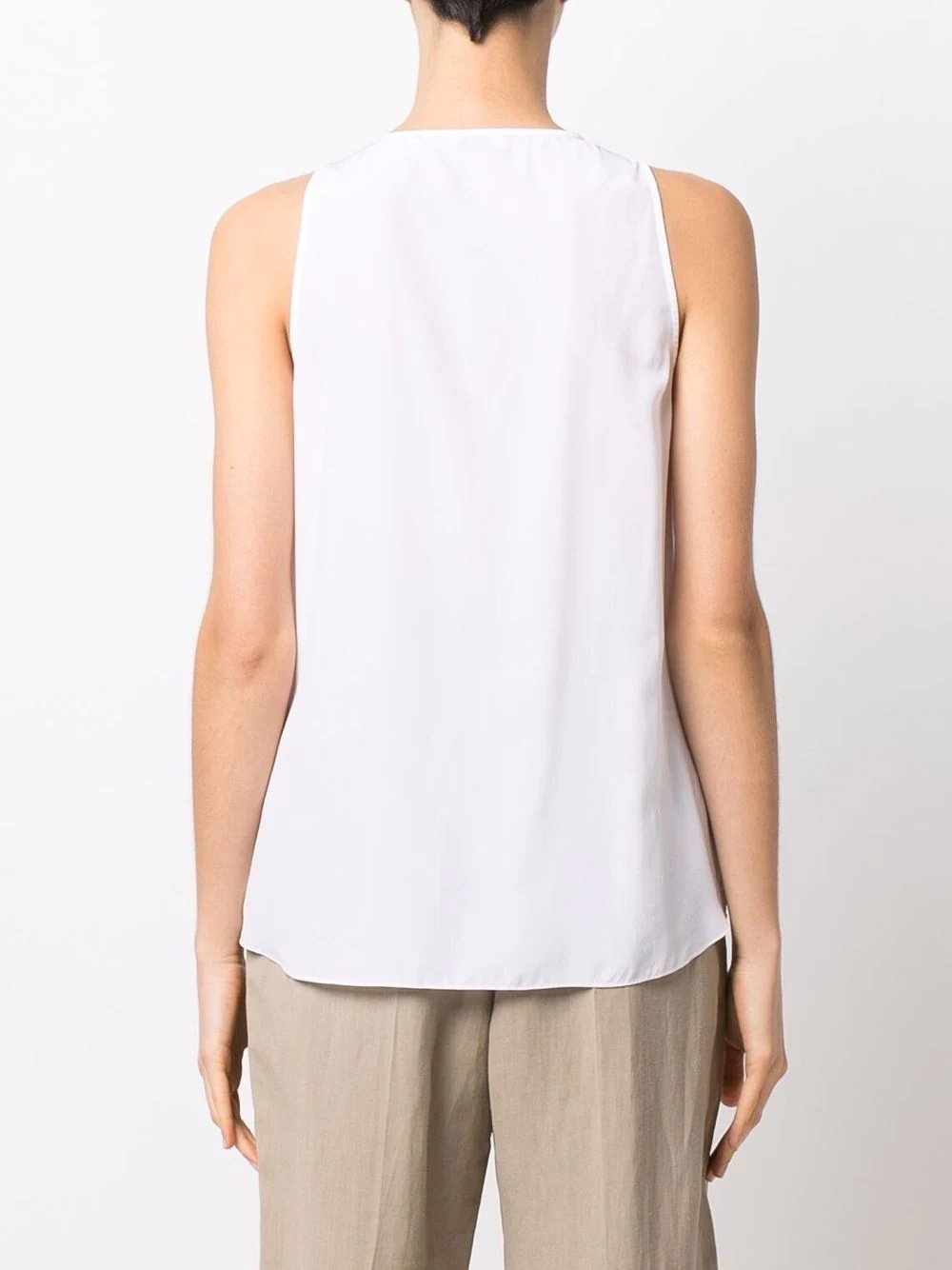 chain-link trim vest top - 4