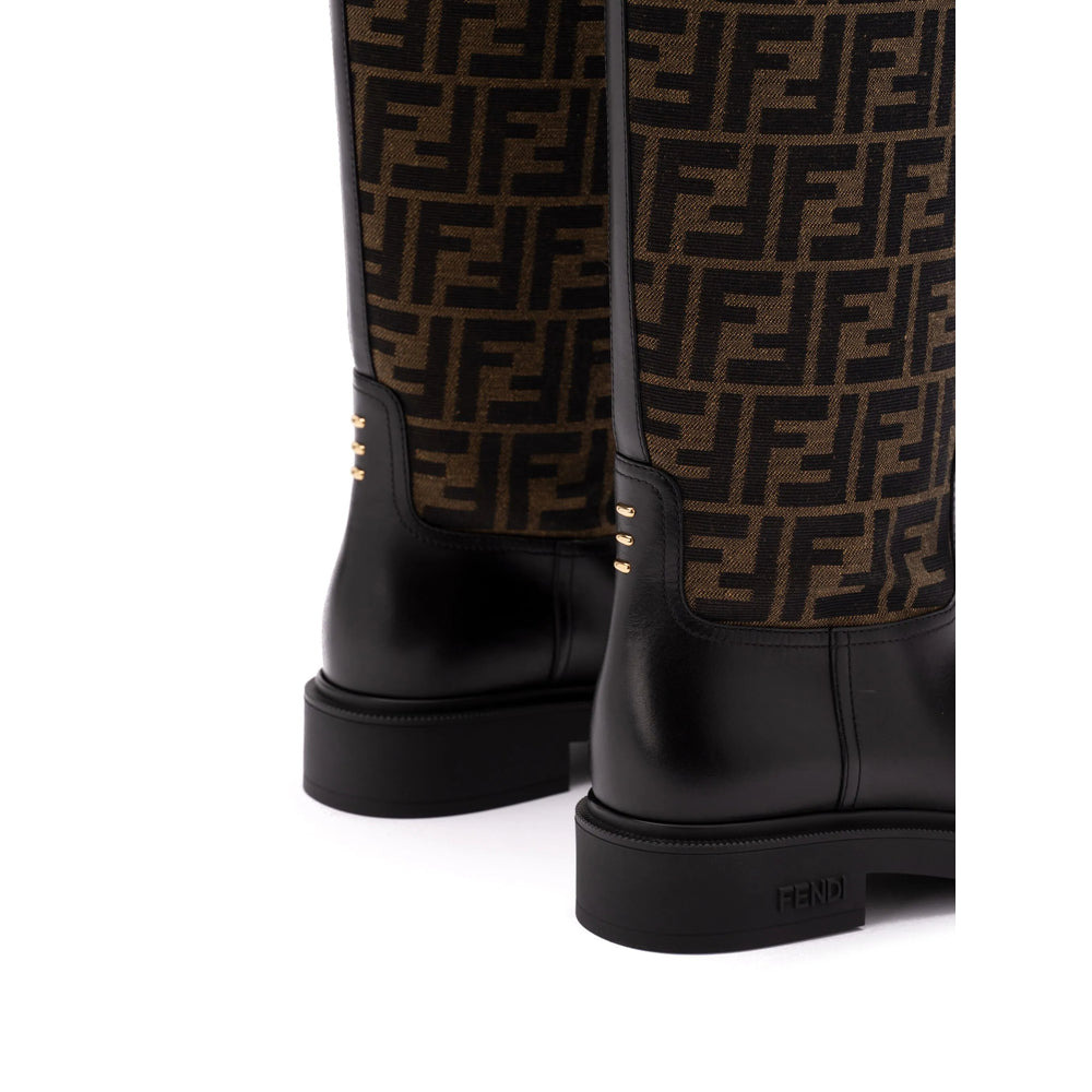Fendi Black Boots Women - 6