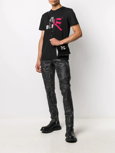 Diesel split logo t-shirt outlook