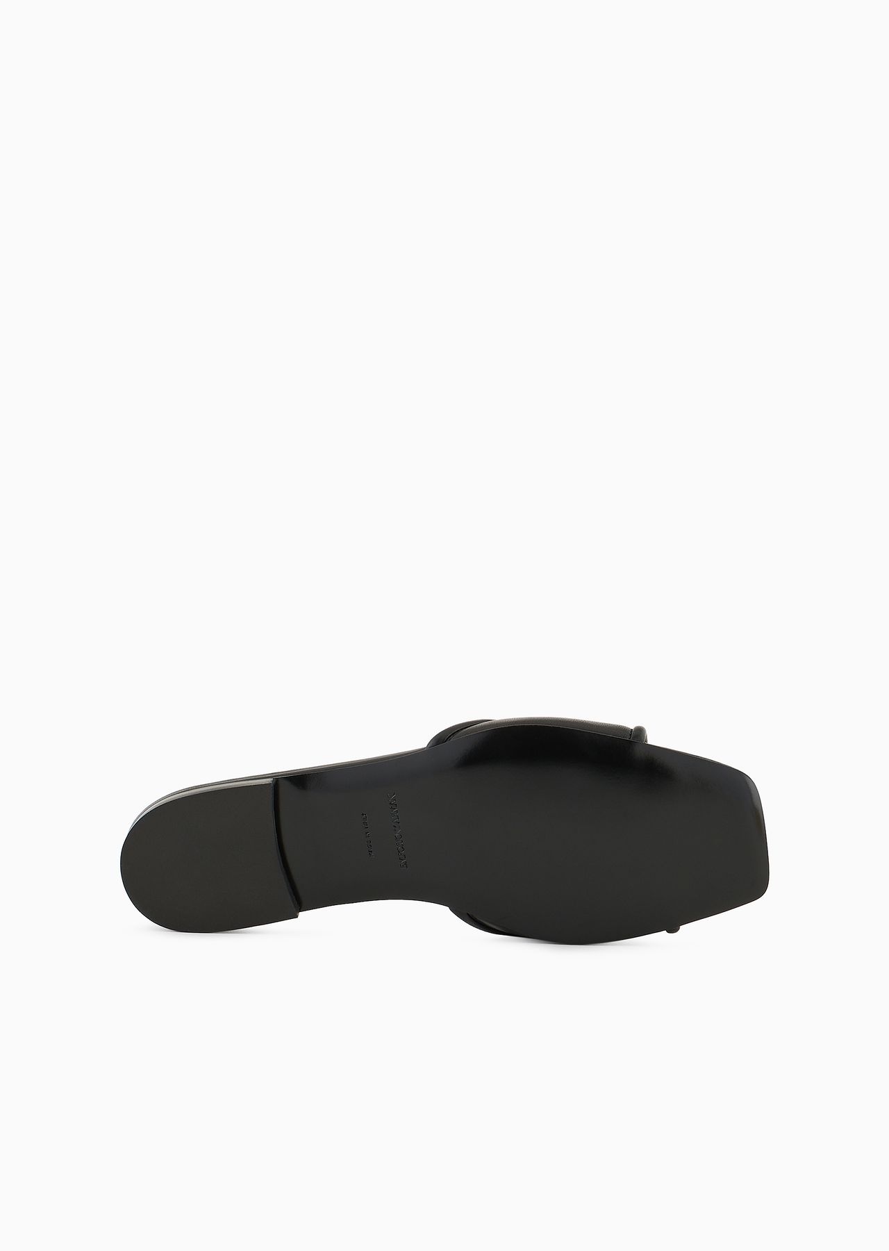 Nappa-leather sandals with EA logo - 6