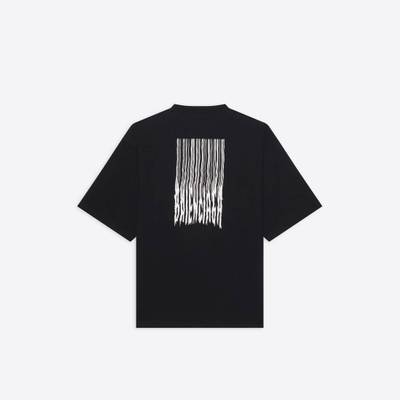 BALENCIAGA Barcode Wide Fit T-shirt  in Black outlook