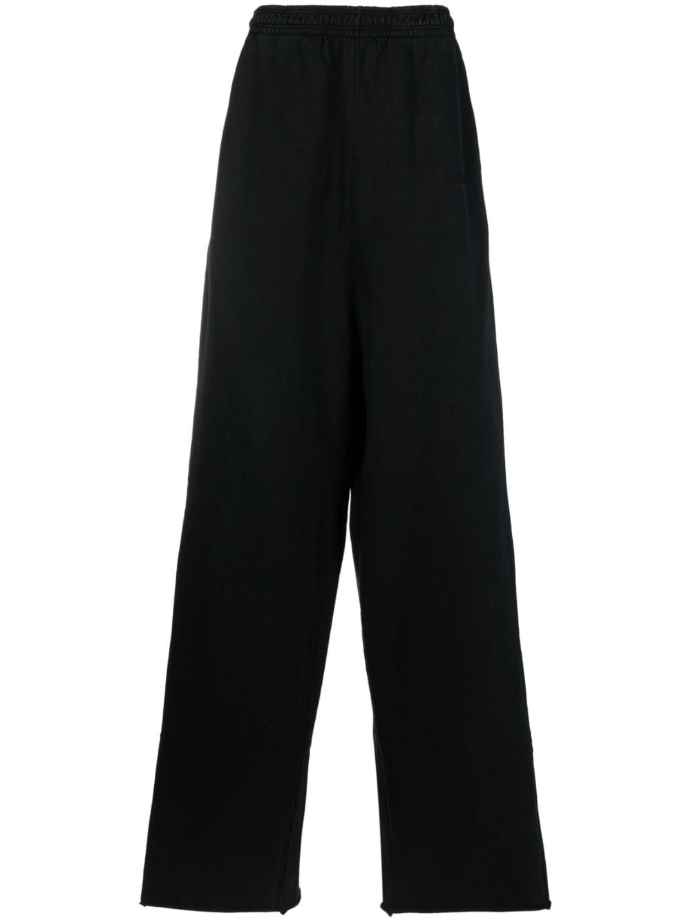 wide-leg cotton trousers - 1