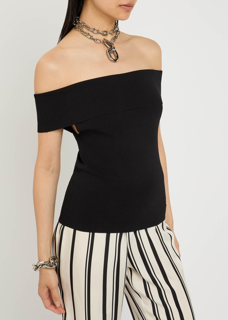Anine Bing Francis Stretch-knit top - 2