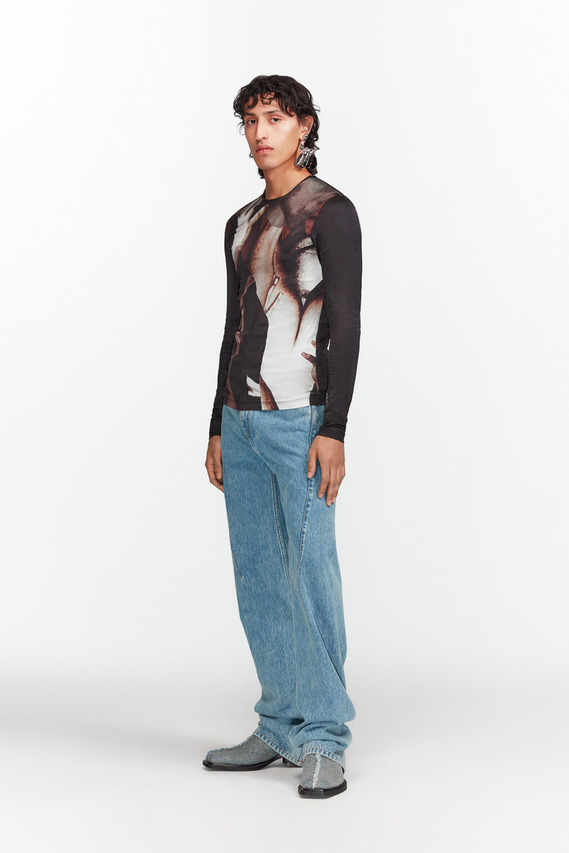 Body Collage Fitted Top 4