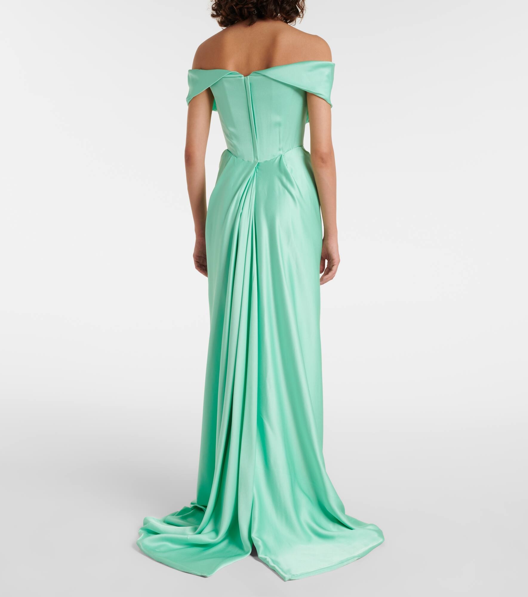 Nova Cocotte satin corset gown - 3