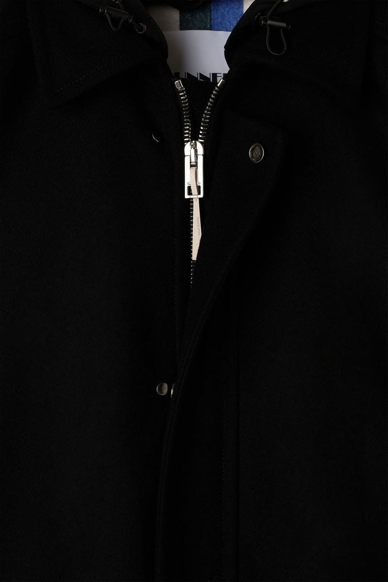 LONG CAR COAT / black 6