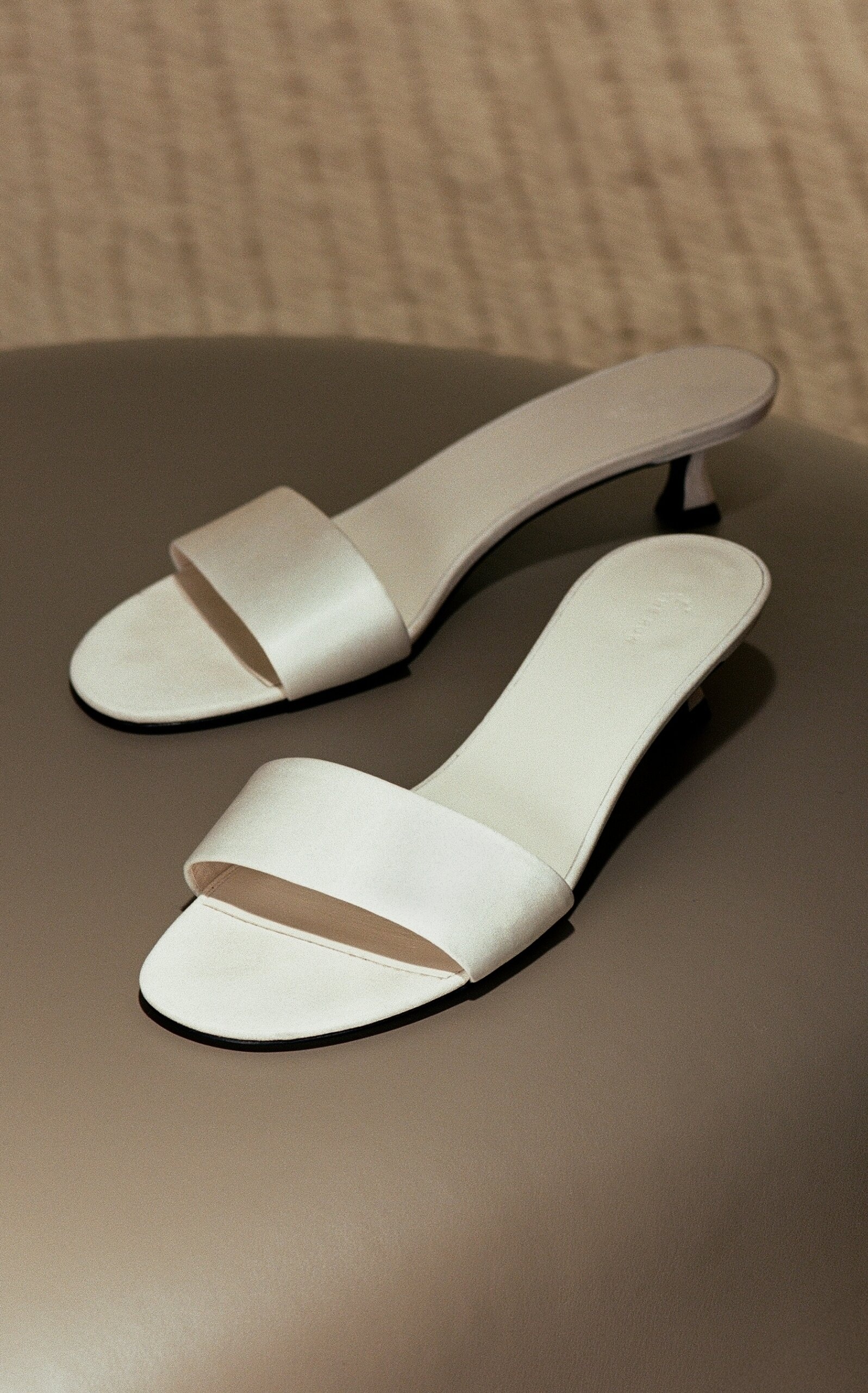 Satin Sandals white - 3