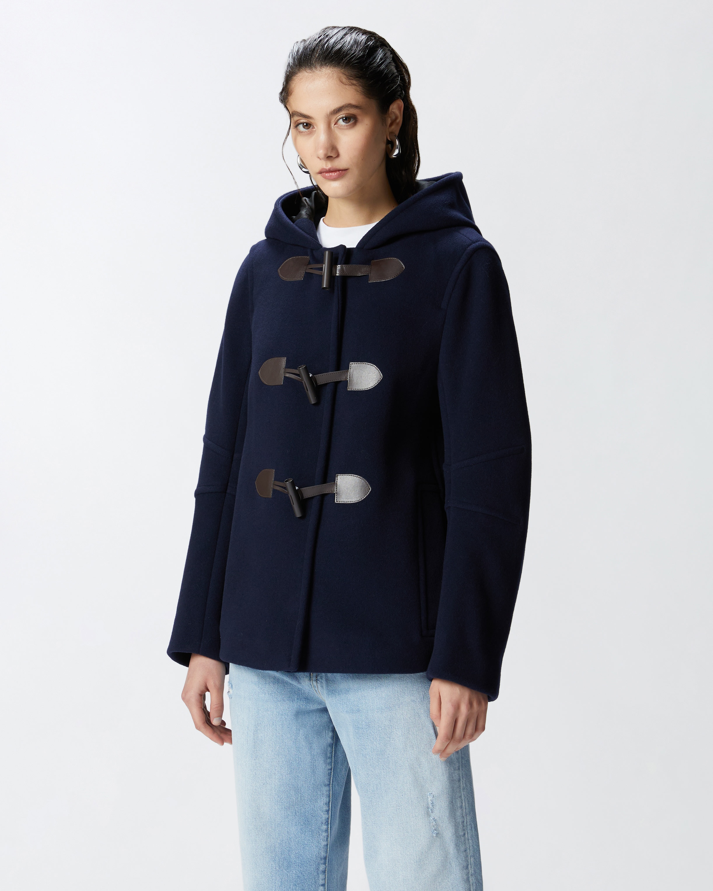 SHORT DUFFLE COAT WITH TOGGLES - 2