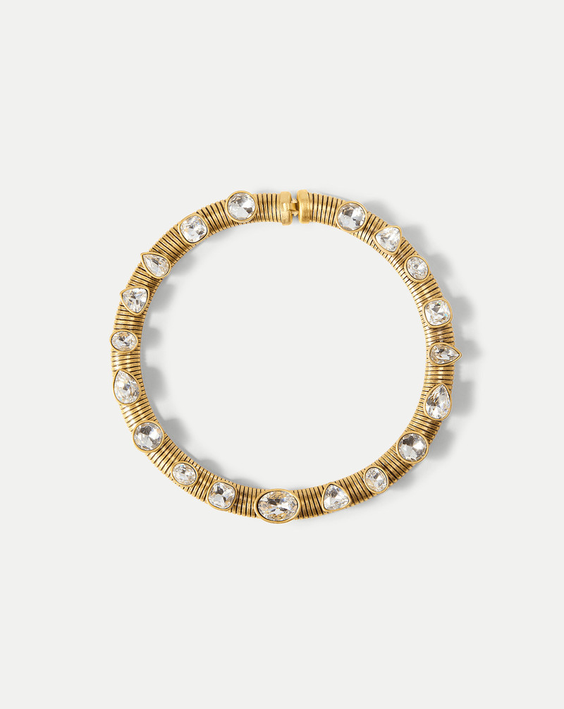 CRYSTAL TUBOGAS COLLAR NECKLACE 1