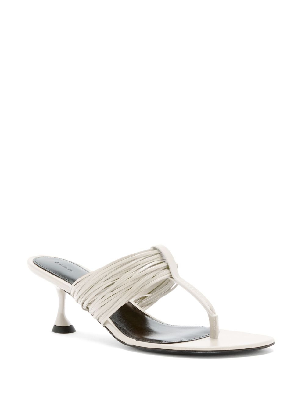 puckered-detail heeled sandals - 2