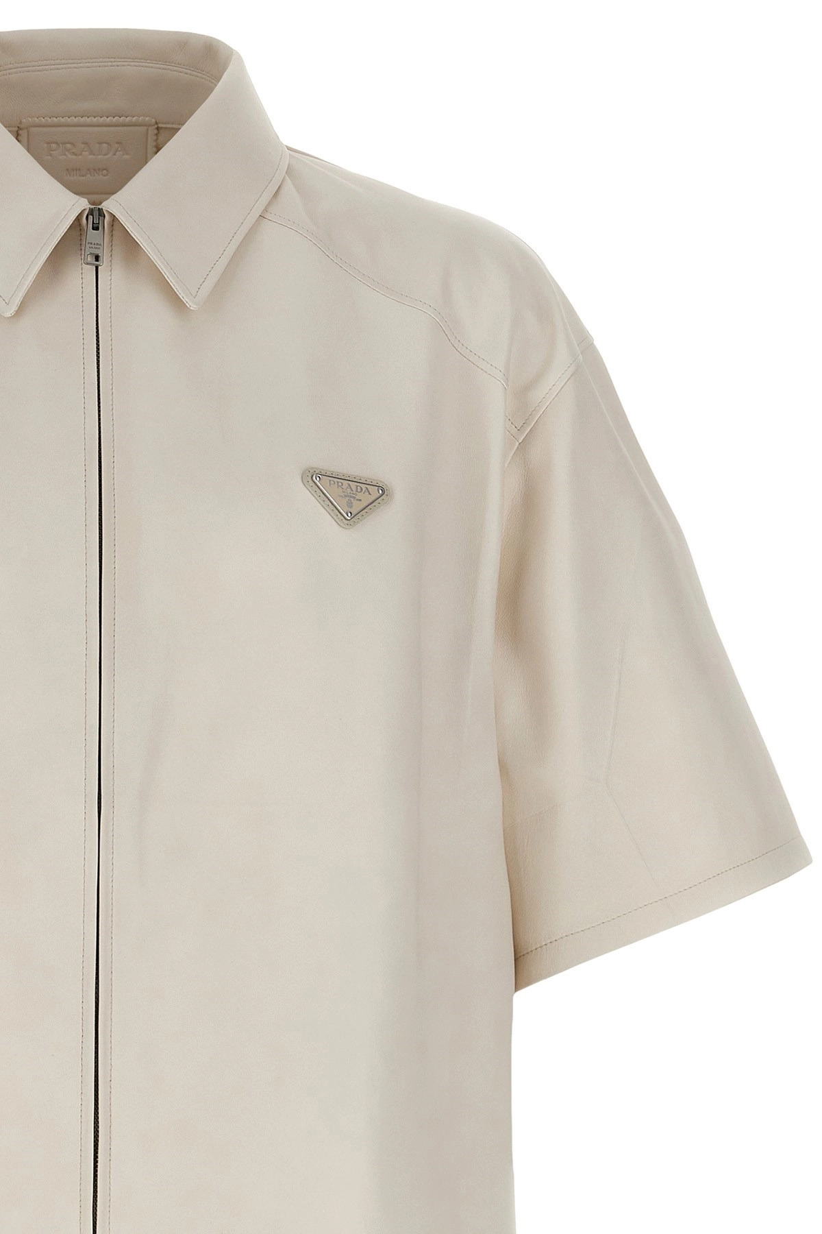 Nappa leather shirt - 3