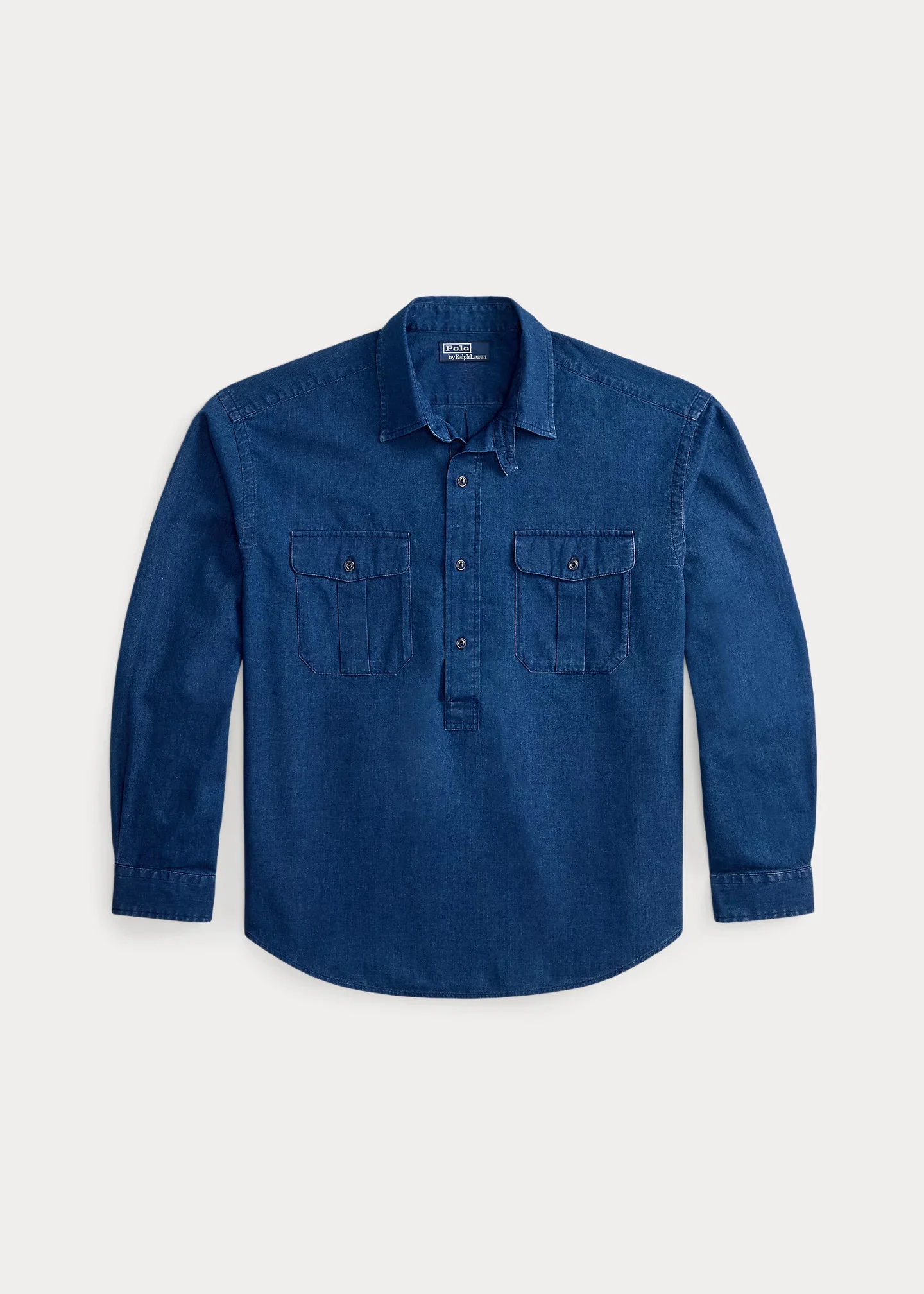 Relaxed Fit Chambray Workshirt - 1
