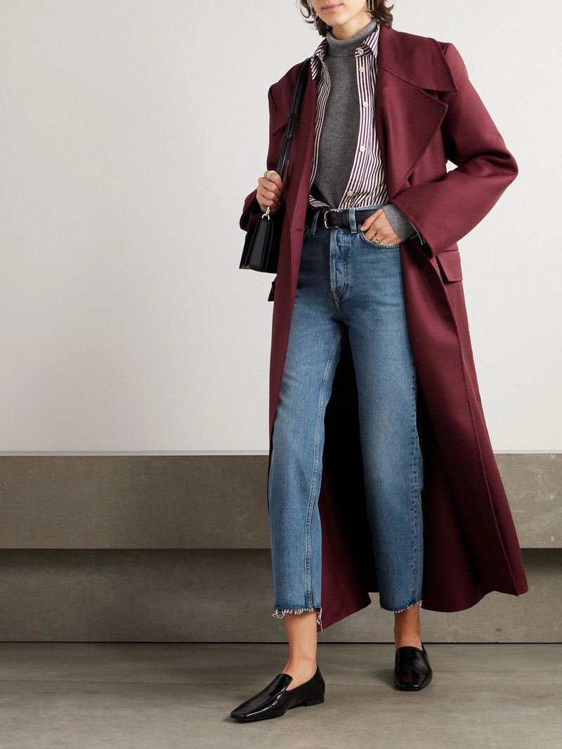 Totême + NET SUSTAIN Classic Cut high-rise straight-leg organic jeans Mid denim outlook