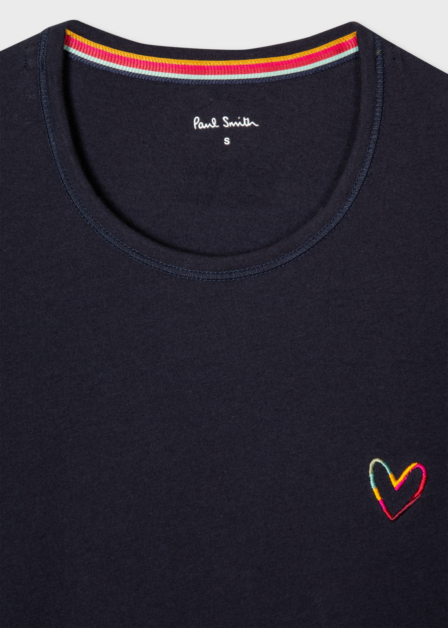 Lounge Embroidered 'Swirl' Heart T-Shirt - 2