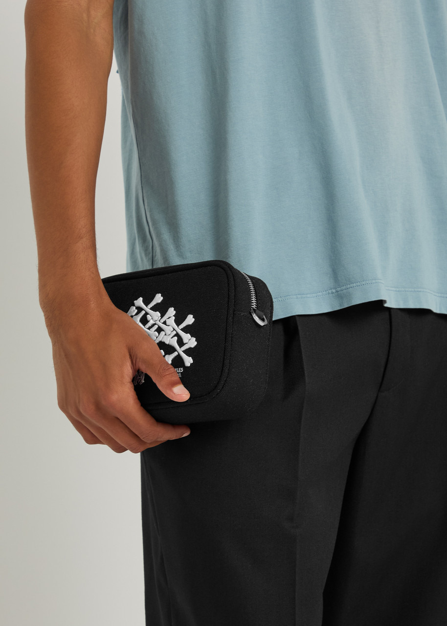 Amiri Bones Stacked Embroidered Canvas Camera bag - 6