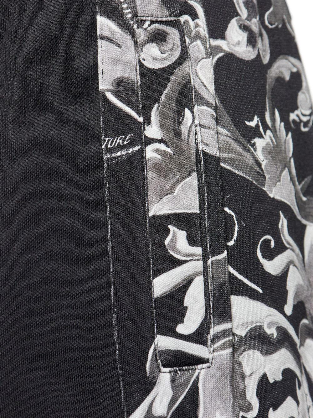 floral-panelled trousers - 5