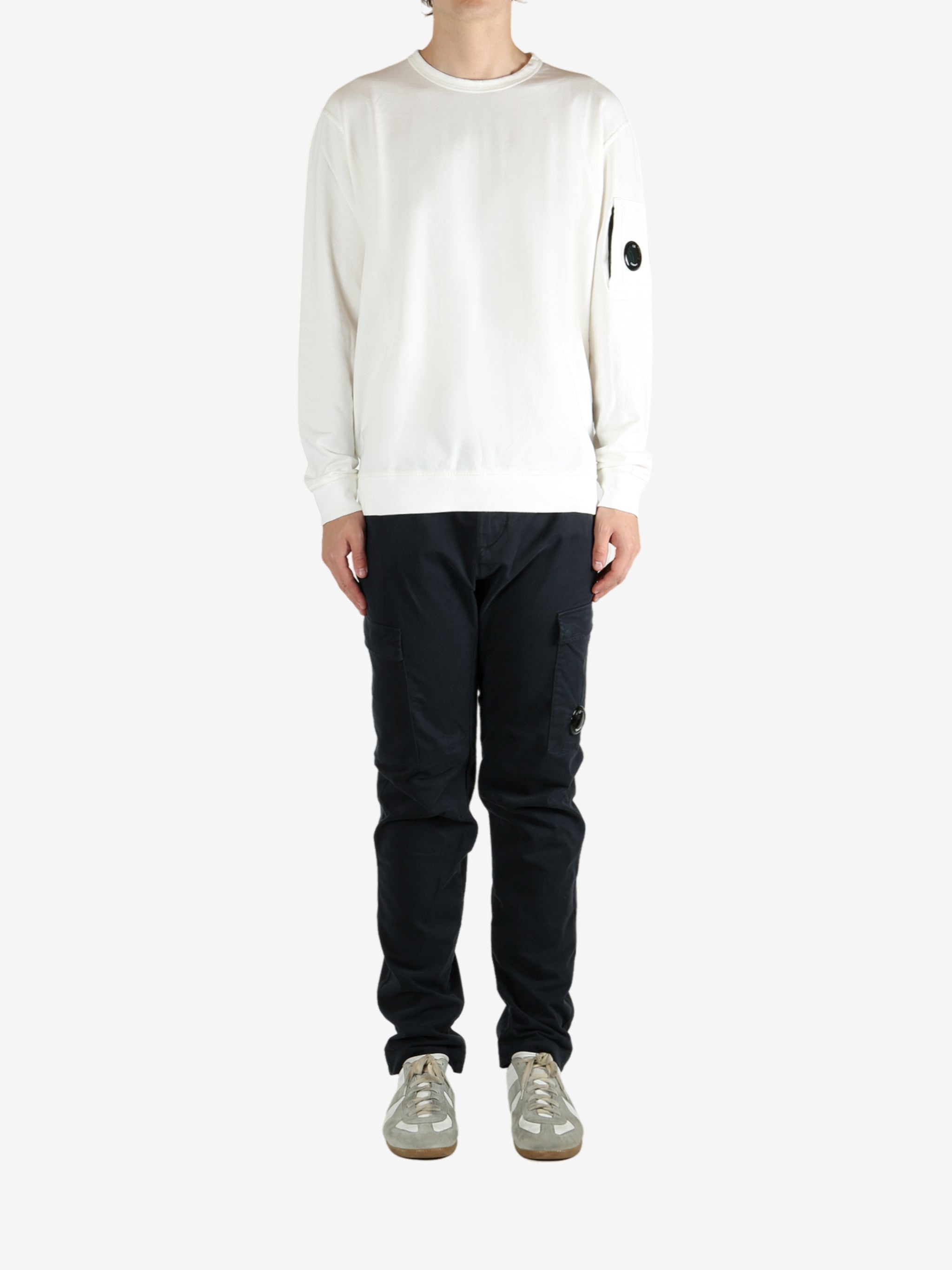 C.P. COMPANY - Men Fleece Crewneck - 4