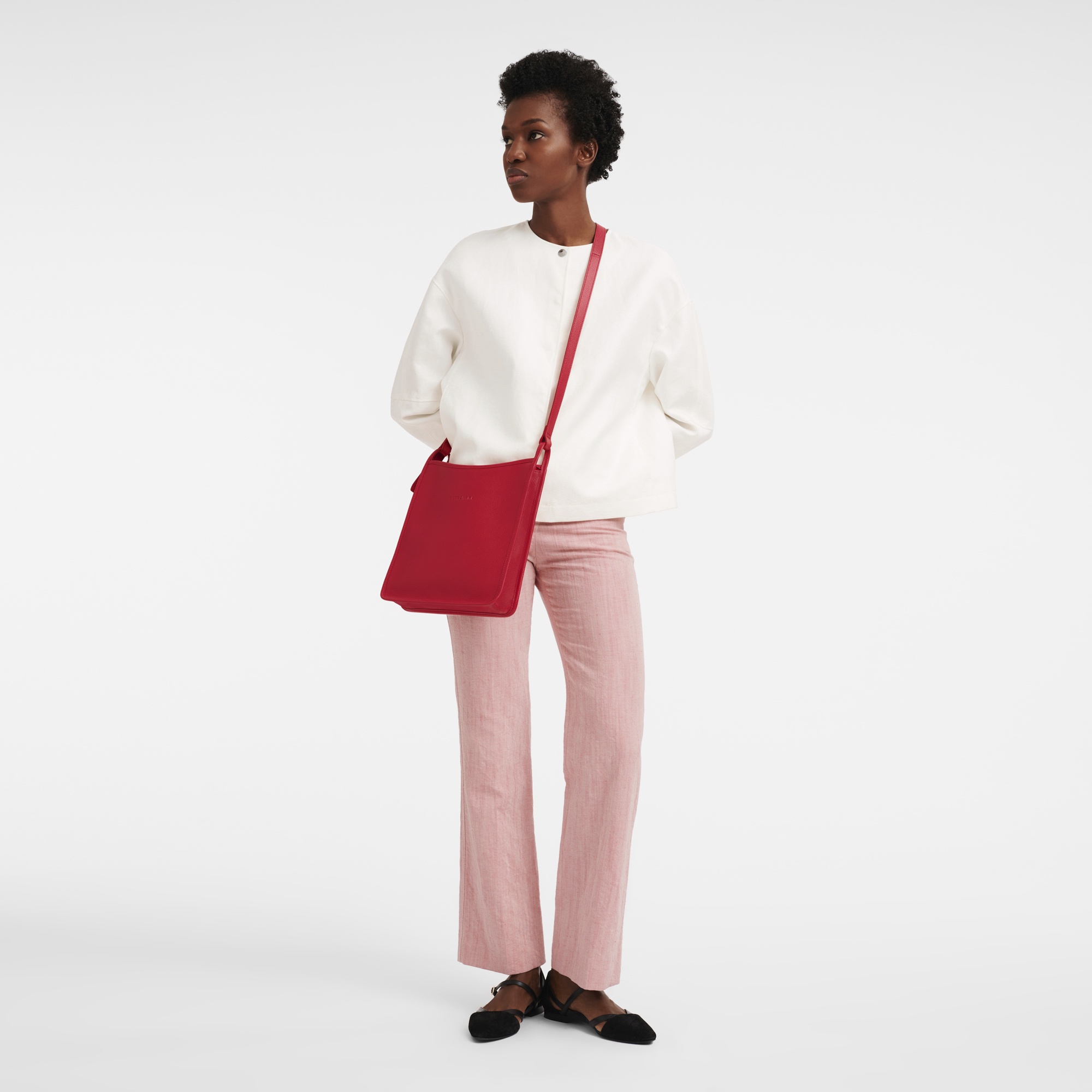 Le Foulonné M Crossbody bag Love - Leather - 2