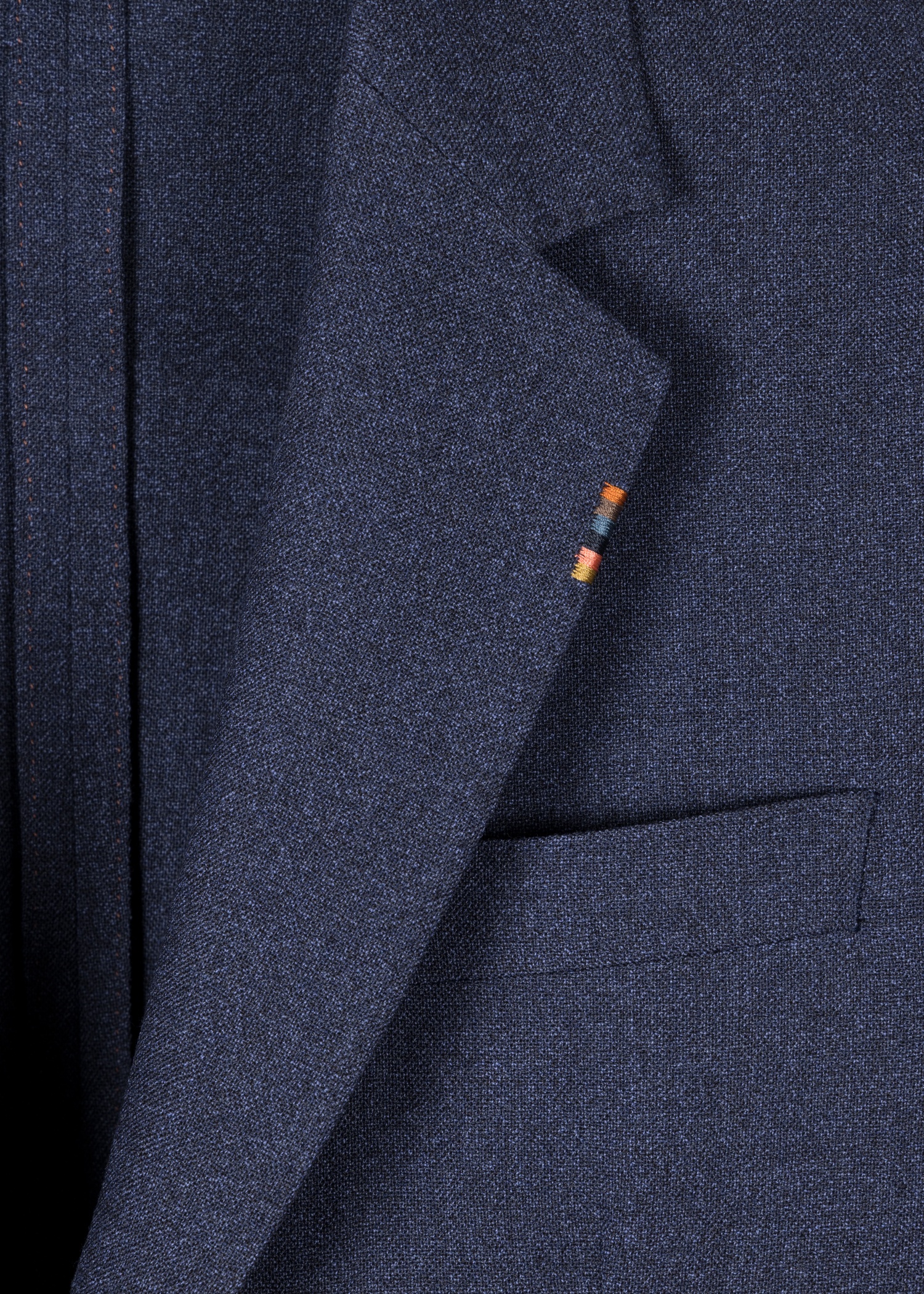 Two-Ply Hopsack Three-Button Blazer - 3