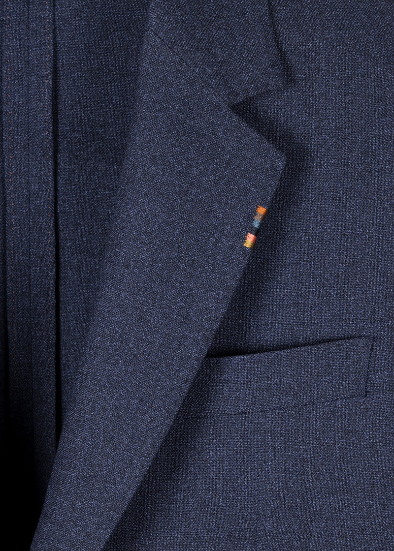 Two-Ply Hopsack Three-Button Blazer 3