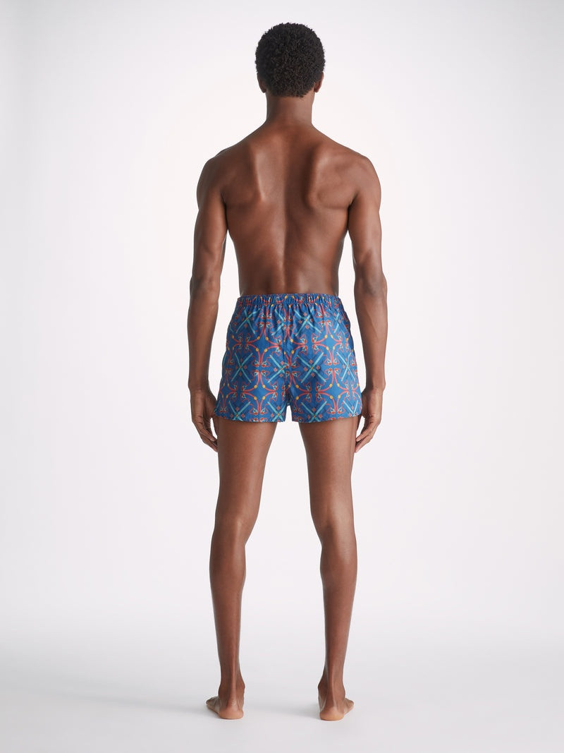 Men's Modern Fit Boxers Ledbury 64 Cotton Batiste Multi 4