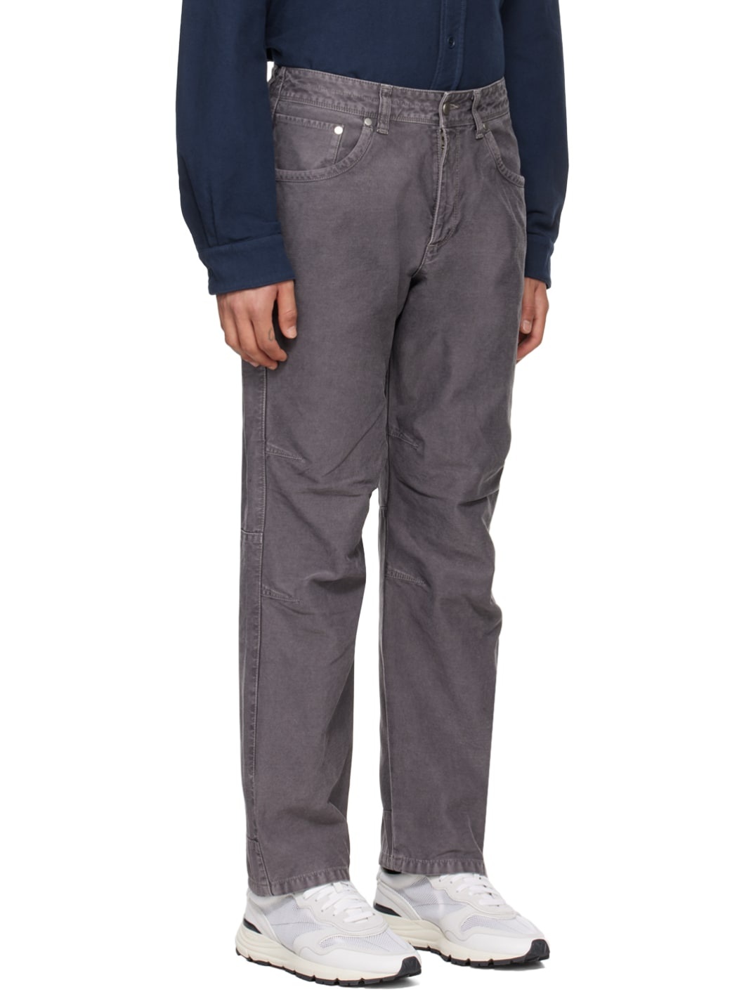 Gray Emilio Trousers - 2