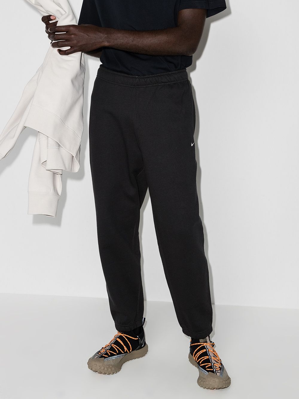 Swoosh-logo track pants - 2