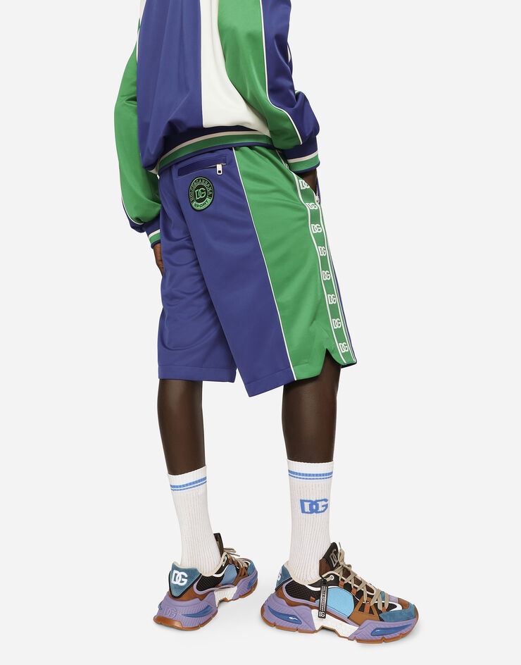 Jogging shorts with DG patch and side bands - 4