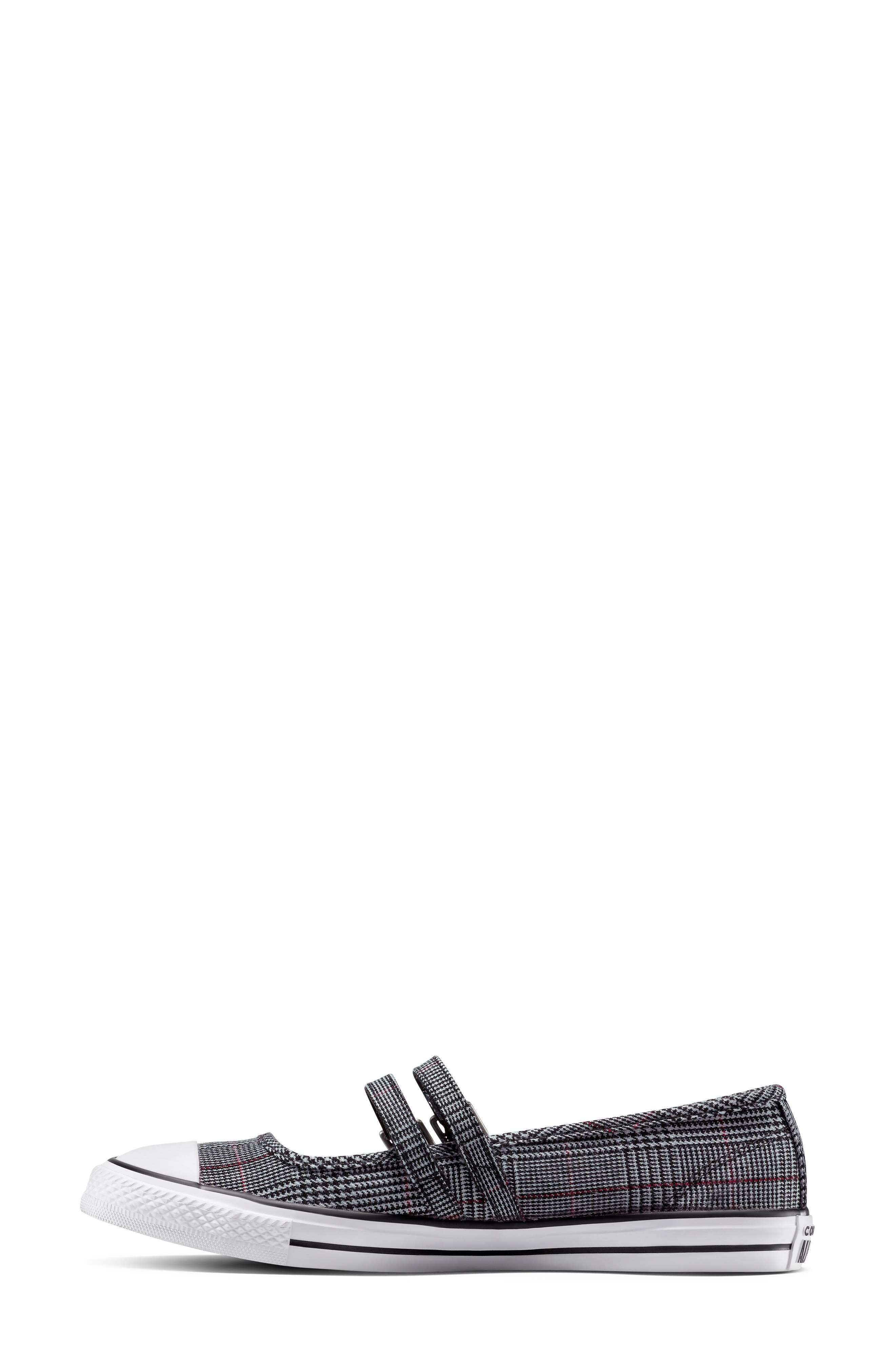 Converse Chuck Taylor® All Star® Dainty Mary Jane Sneaker in Black/White/Sporty Berry at Nordstrom - 8