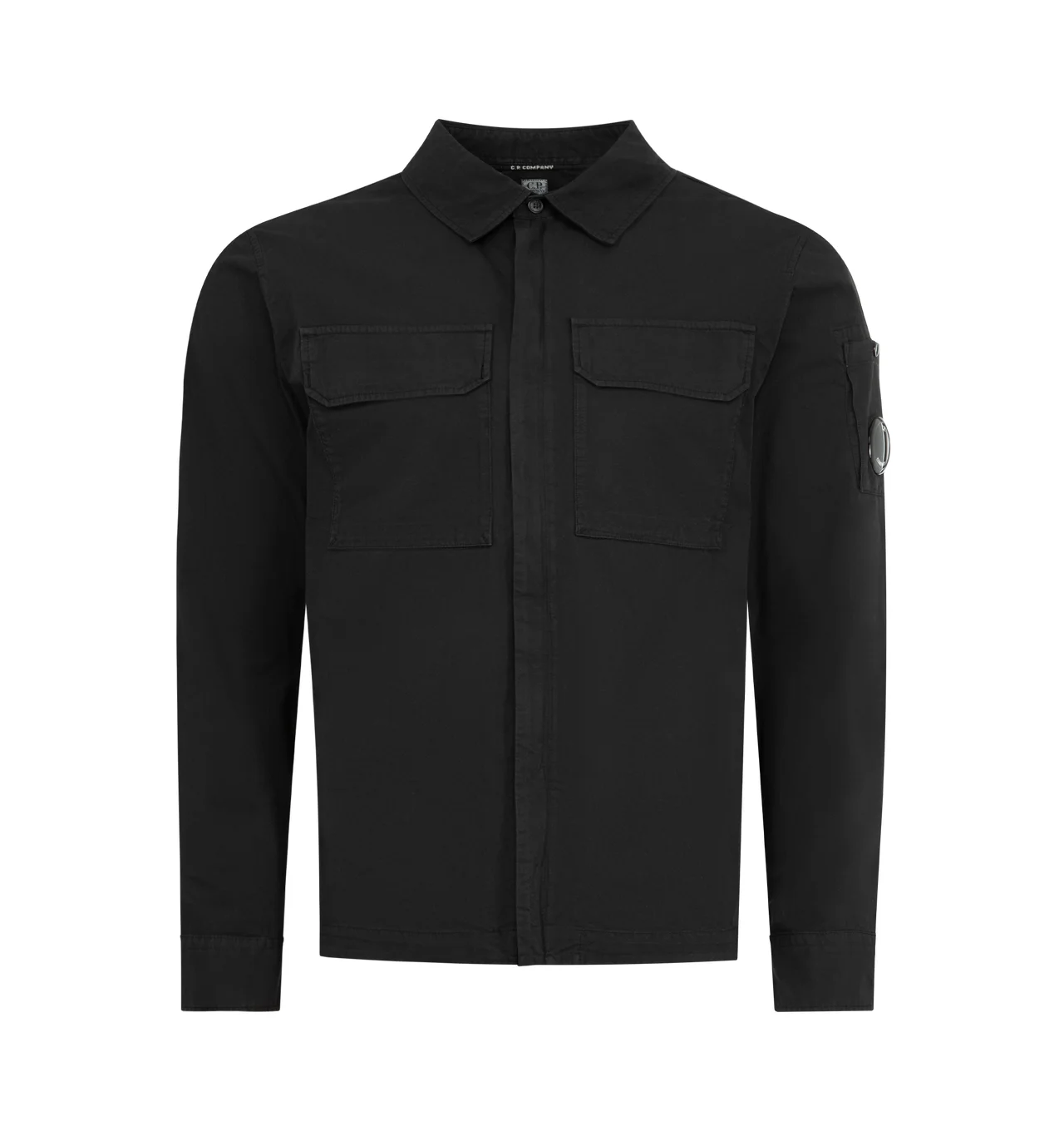 GABARDINE ZIPPED LENS OVERSHIRT - 1