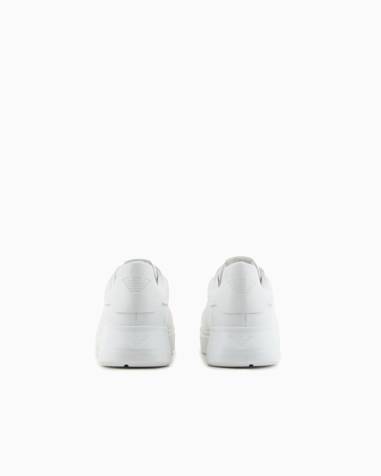 Tumbled leather sneakers - 4