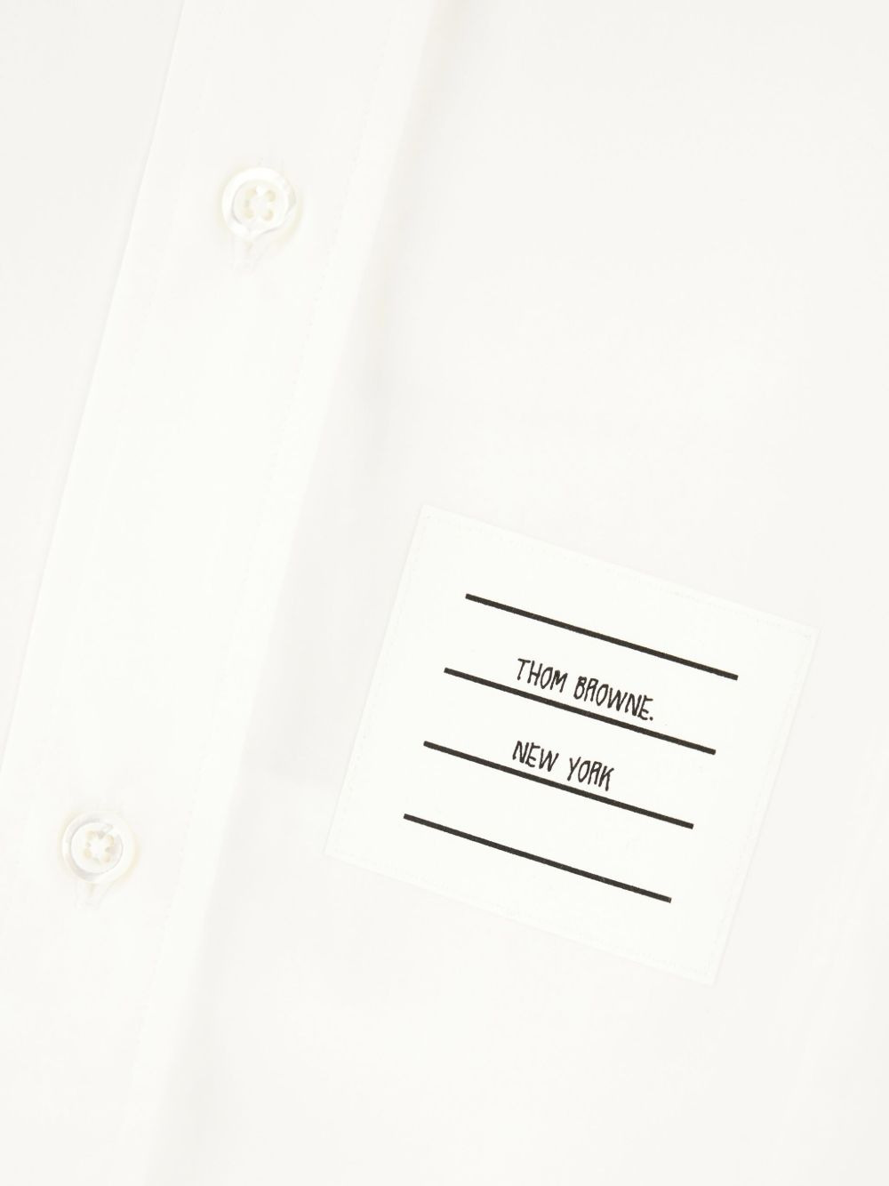 ribbon-cuff cotton shirt - 3