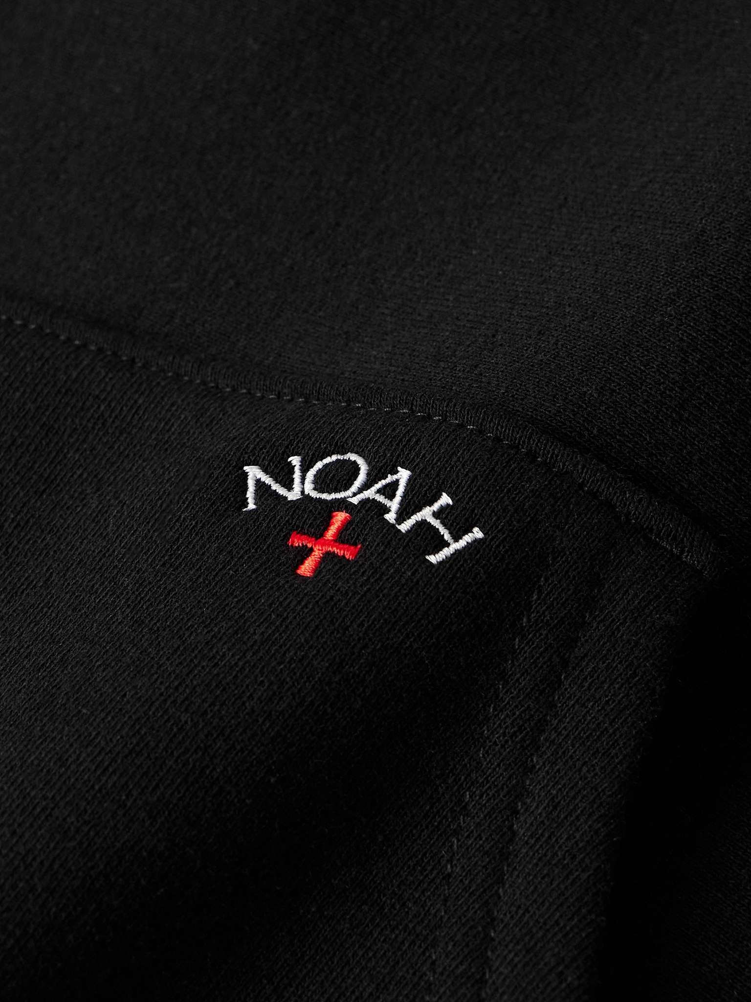 Logo-Embroidered Cotton-Jersey Hoodie - 4