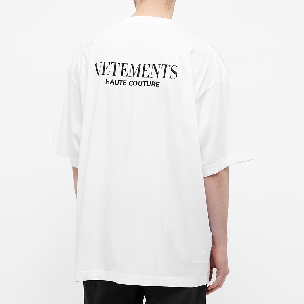 VETEMENTS Fashion Is My Profession Oversized Tee - 6