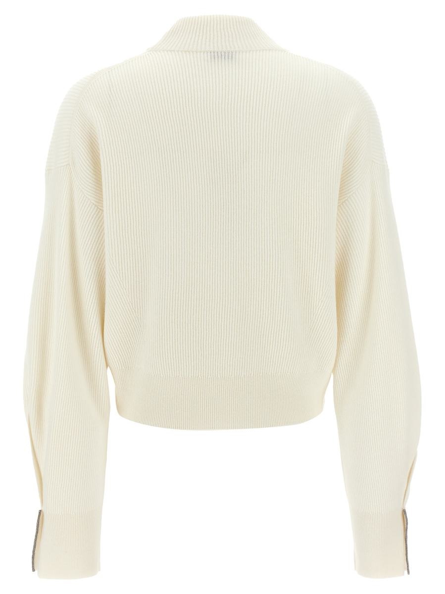 Brunello Cucinelli 'Monile' Ribbed Sweater - 2