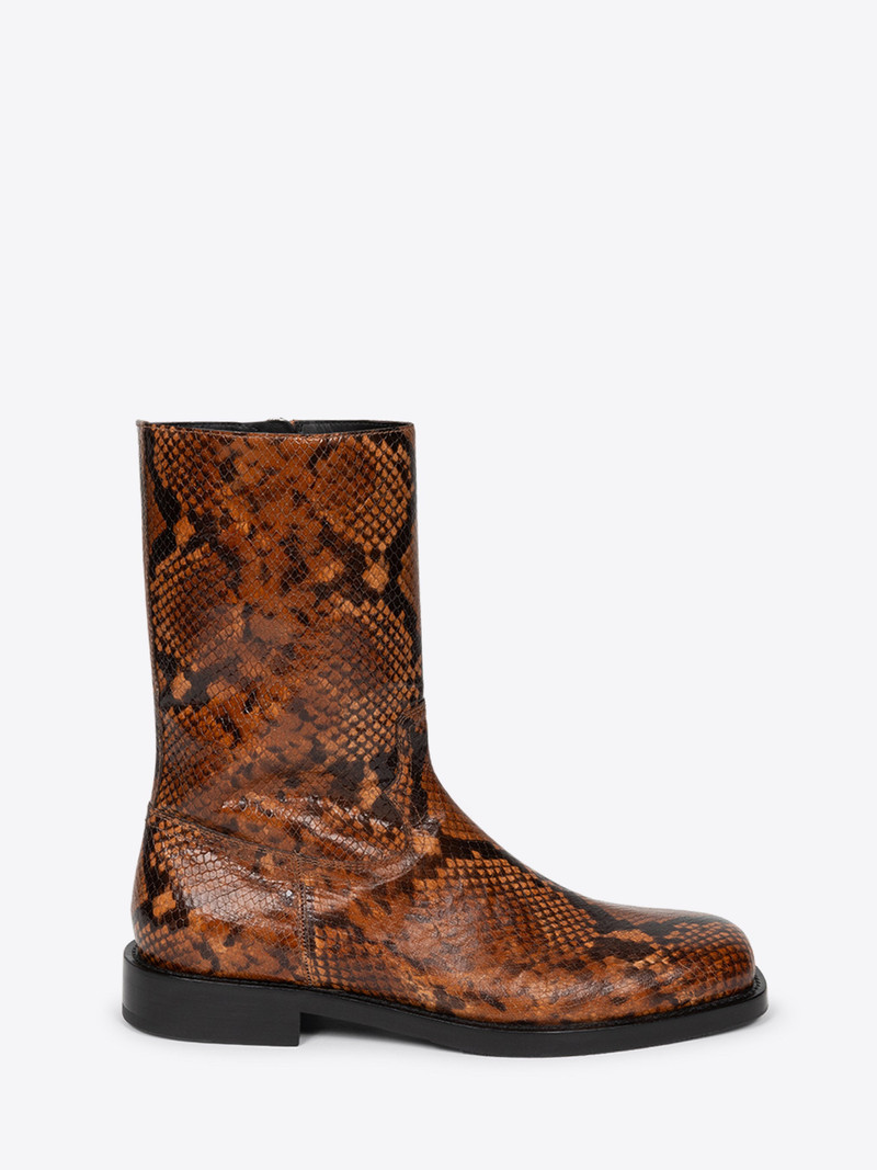 Dries Van Noten SNAKE PRINT BOOTS outlook