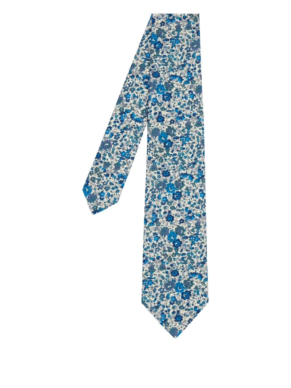 floral print tie - 1