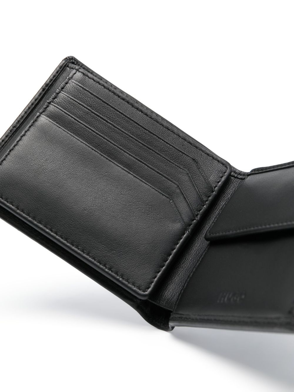 logo-debossed leather wallet - 3