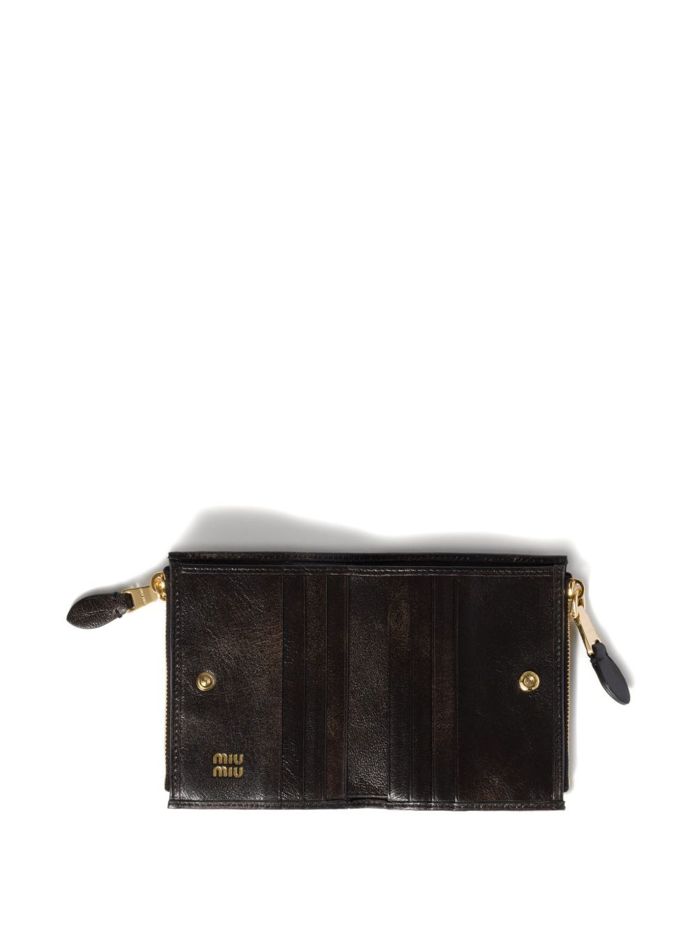 small logo-embossed leather wallet - 4