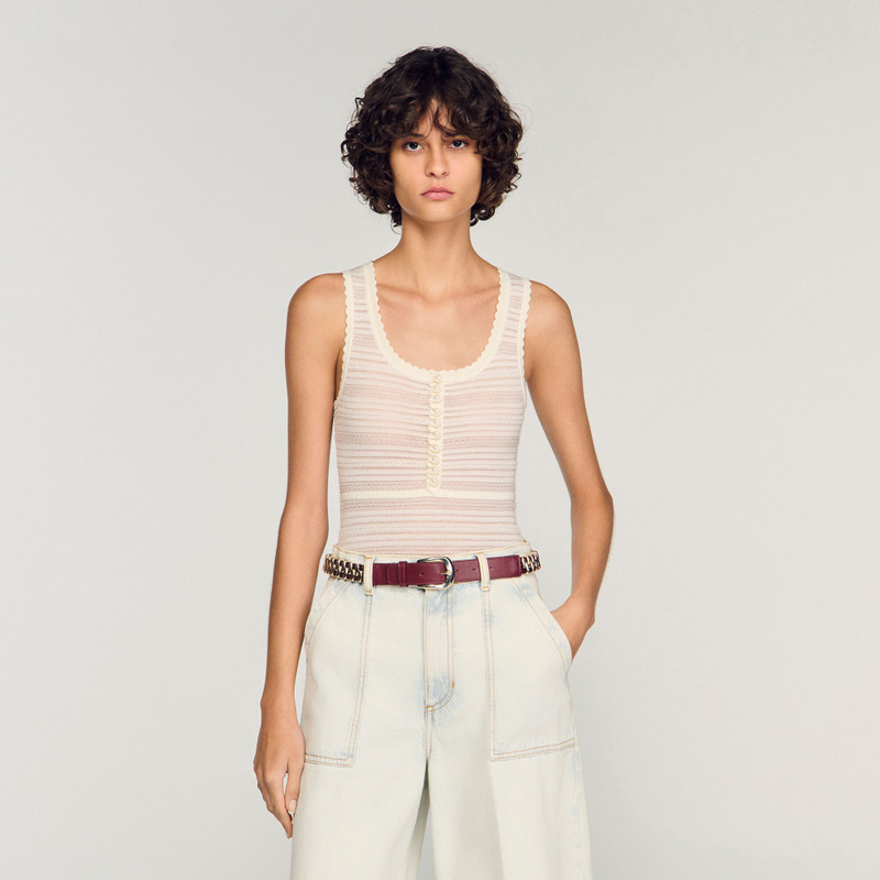 LEATHER AND METAL BELT 4
