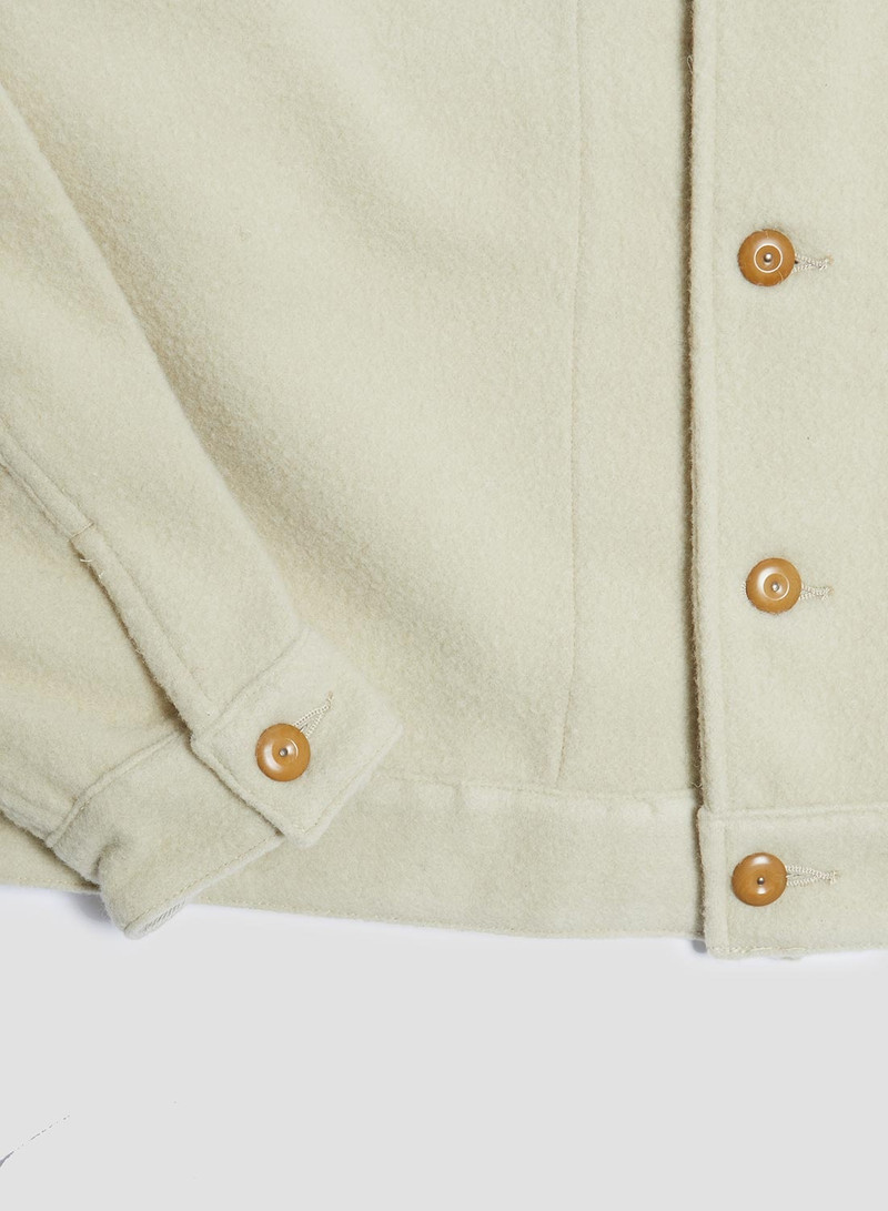 French Work Short Jacket in Ivory 4