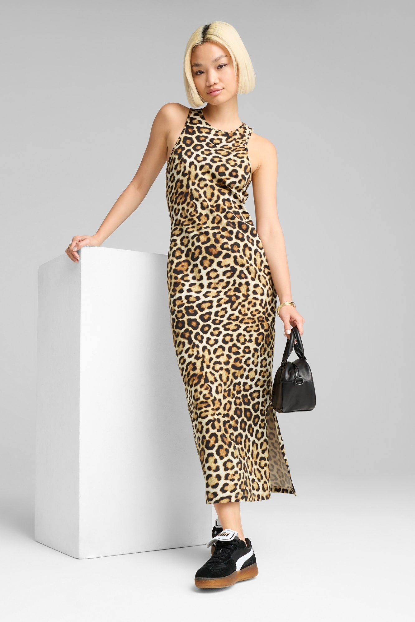 LEO LUXE Women's Slim All-Over Print Dress - 5