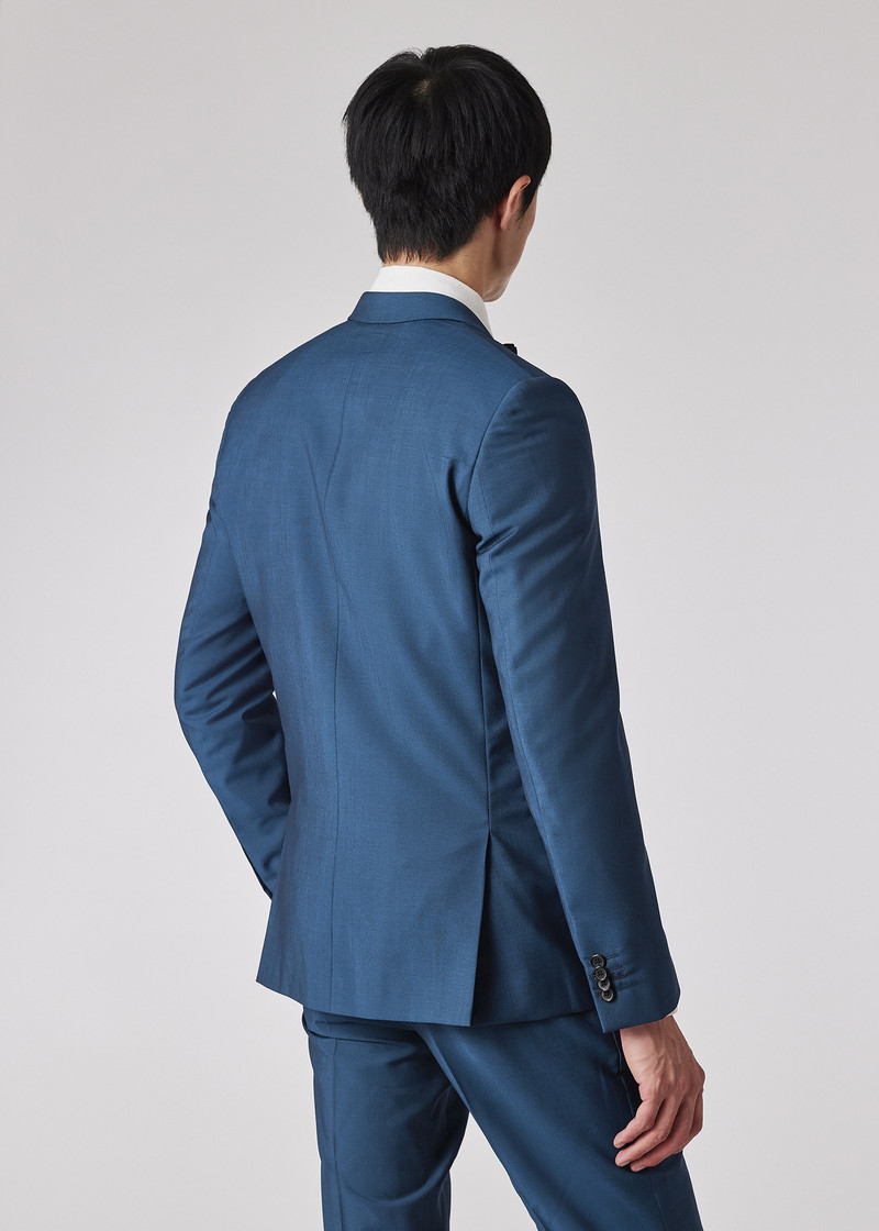 Tailored-Fit Wool-Mohair Three-Piece Suit 13